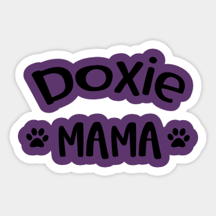 Doxie Daschund Mom Sticker